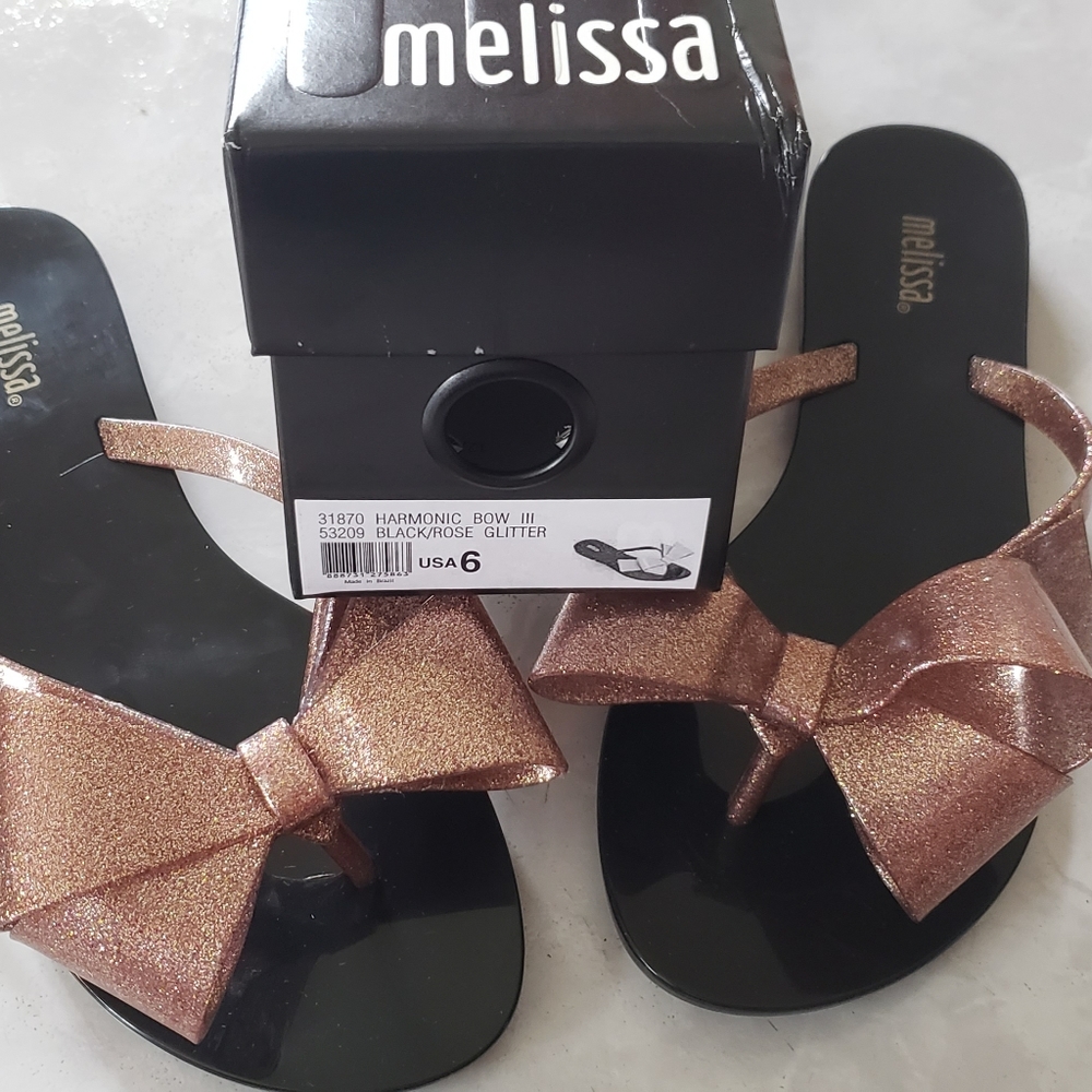 MELISSA Harmonic Bow III Sandals Size:6